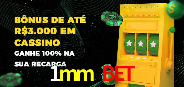 1mm bet melhor bônus de depósito
